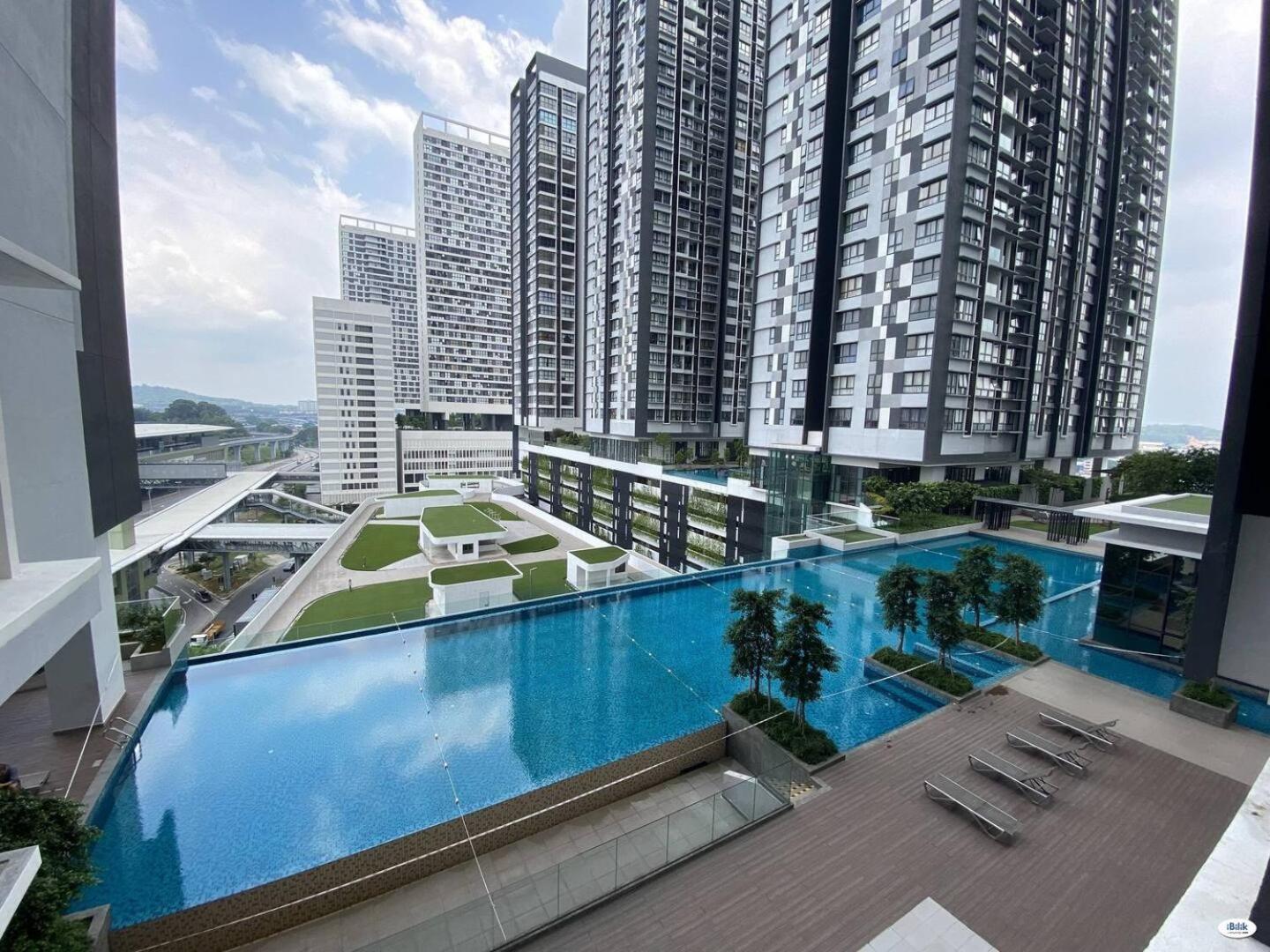 Fully Furnished Studio Unit. Sungai Buloh Bagian luar foto